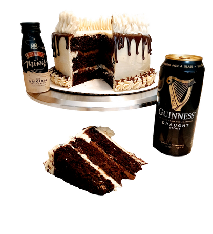 Guinness Stout Chocolate Cake with Bailey's Irish Cream Buttercream